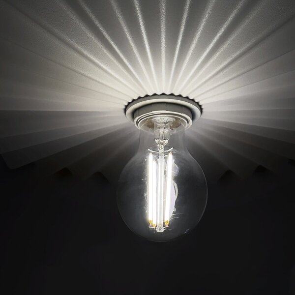 Linea Light Κρεμαστό φωτιστικό Doge_P, λευκό, μέταλλο, Ø 39 cm, E27, ρυθμιζόμενος, Λευκό, Σαλόνι / τραπεζαρία, Αλουμίνιο, σύγχρονο