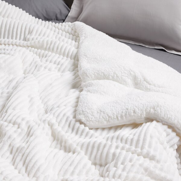 Κουβερτοπάπλωμα Μονό (160x220) Das Home 1364 White
