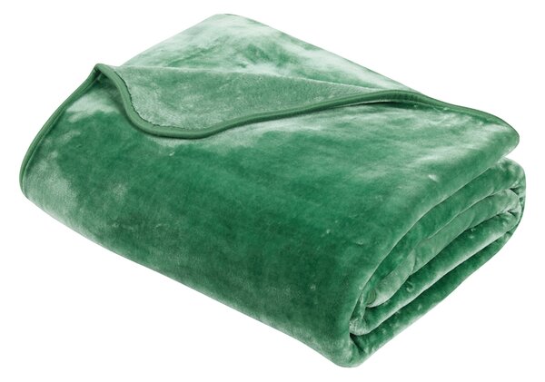 Κουβέρτα Βελουτέ Μονή (160x220) Das Home Velour 0293 Green