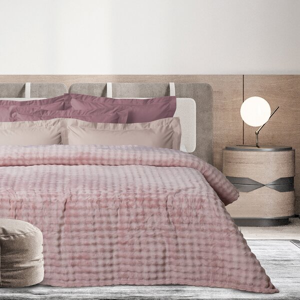 Κουβέρτα Fleece Υπέρδιπλη (220x240) Das Home 1372 Dusty Lilac