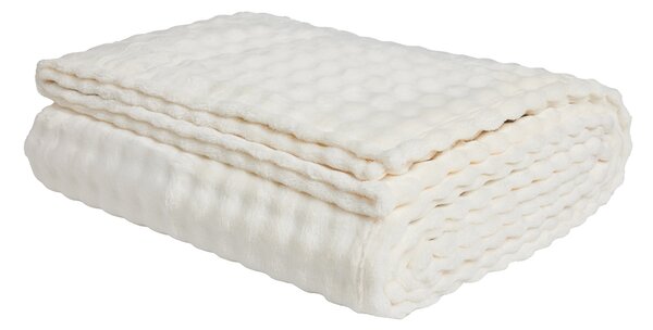 Κουβέρτα Fleece Μονή (160x220) Das Home 1369 Ivory
