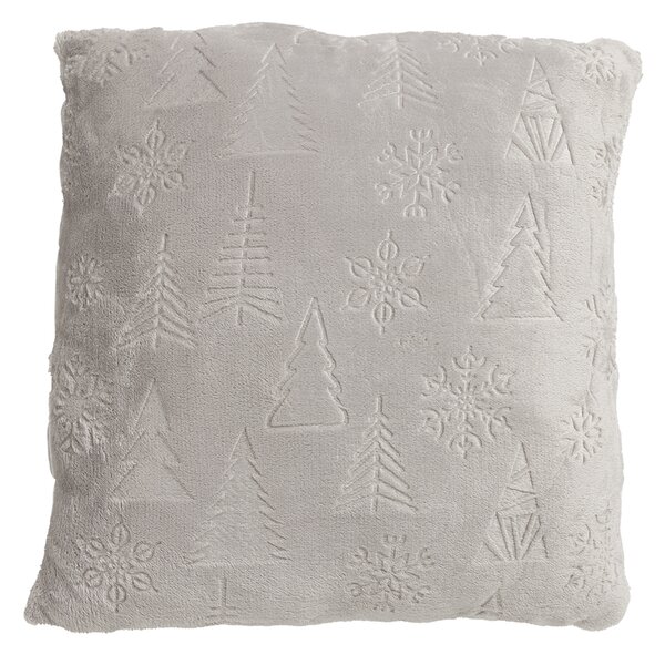 Χριστουγεννιάτικο Μαξιλάρι Fleece (40x40) Das Home 1373 Grey