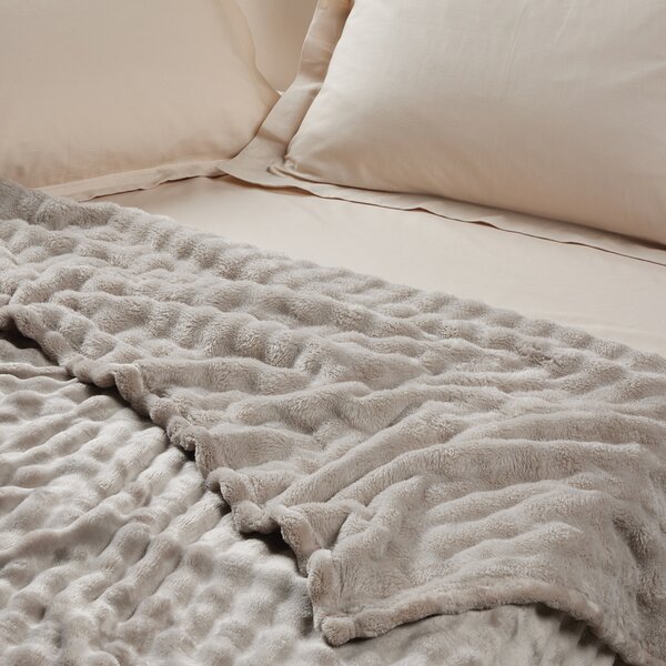 Κουβέρτα Fleece King Size (240x260) Das Home 1370 Taupe