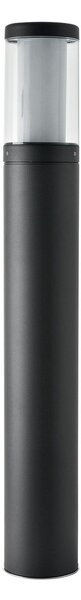 LCD Φωτιστικό διαδρόμου 1312, γραφίτη, ύψος 100 cm, μέταλλο, IP65, E27, ρυθμιζόμενος, Μαύρο, Μέταλλο, σύγχρονο