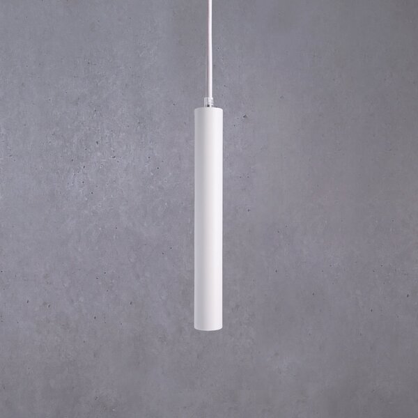 Deko-Light Κρεμαστό φωτιστικό LED Slim, λευκό, αλουμίνιο, 2.700 K, ρυθμιζόμενος, Λευκό, Σαλόνι / τραπεζαρία, Αλουμίνιο, σύγχρονο