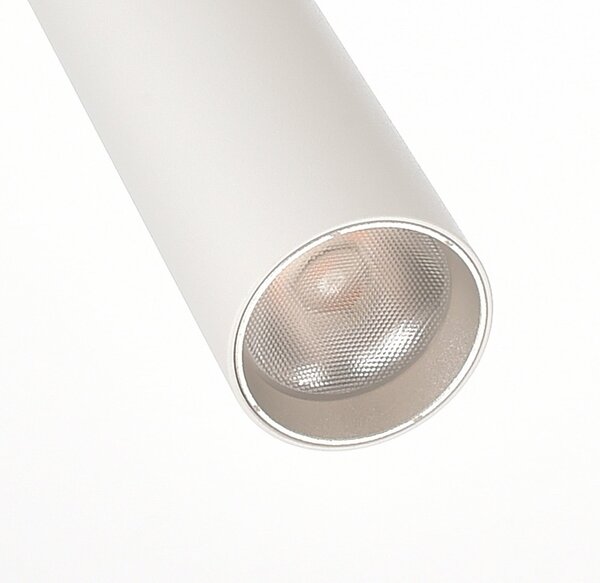 Deko-Light LED σποτ σιδηροτροχιάς Slim 1 φάση, λευκό, αλουμίνιο, 5W, 2.700 K, ρυθμιζόμενος, Λευκό, Σαλόνι / τραπεζαρία, Αλουμίνιο, σύγχρονο