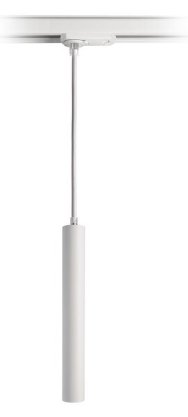 Deko-Light LED-Pendel Slim 1-Phasen-Schiene, λευκό, αλουμίνιο, 5W, 2.700 K, ρυθμιζόμενος, Λευκό, Σαλόνι / τραπεζαρία, Αλουμίνιο, σύγχρονο