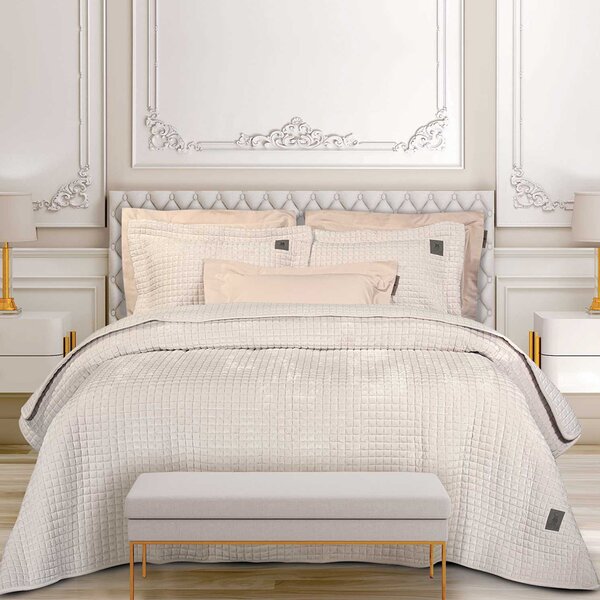 Κουβερτόριο King Size (240x250) Greenwich Polo Club Classic 4429 Ivory