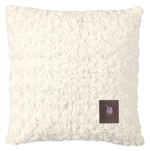 Διακοσμητικό Μαξιλάρι Γούνινο (40x40) Greenwich Polo Club Essential 3959 White