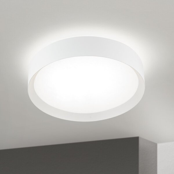 ORION Φωτιστικό οροφής LED VARIO, Ø 40 cm, λευκό, μέταλλο, CCT, ρυθμιζόμενη ένταση, ρυθμιζόμενος, Λευκό, Σαλόνι / τραπεζαρία, Μέταλλο, σύγχρονο