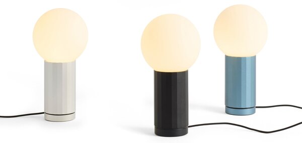 HAY LED επιτραπέζια λάμπα TURN ON, μαύρη, ύψος 20 cm, ρυθμιζόμενη ένταση, ρυθμιζόμενος, Μαύρο, Σαλόνι / τραπεζαρία, Γυαλί, σύγχρονο