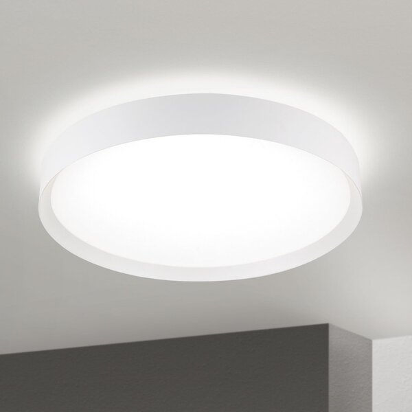 ORION Φωτιστικό οροφής LED VARIO, Ø 60 cm, λευκό, μέταλλο, CCT, ρυθμιζόμενη ένταση, ρυθμιζόμενος, Λευκό, Σαλόνι / τραπεζαρία, Μέταλλο, σύγχρονο