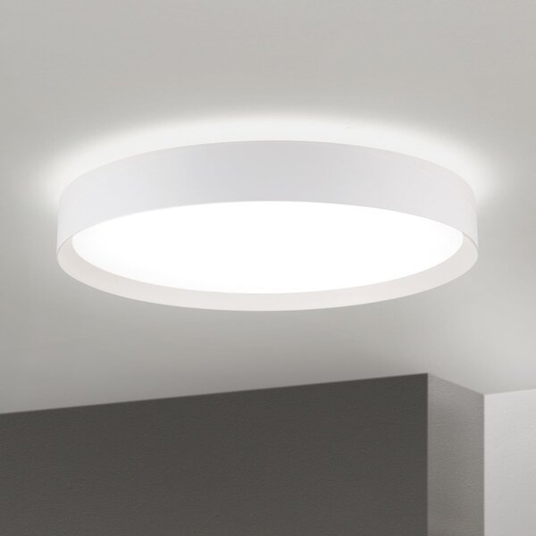 ORION Φωτιστικό οροφής LED VARIO, Ø 60 cm, λευκό, μέταλλο, CCT, ρυθμιζόμενη ένταση, ρυθμιζόμενος, Λευκό, Σαλόνι / τραπεζαρία, Μέταλλο, σύγχρονο