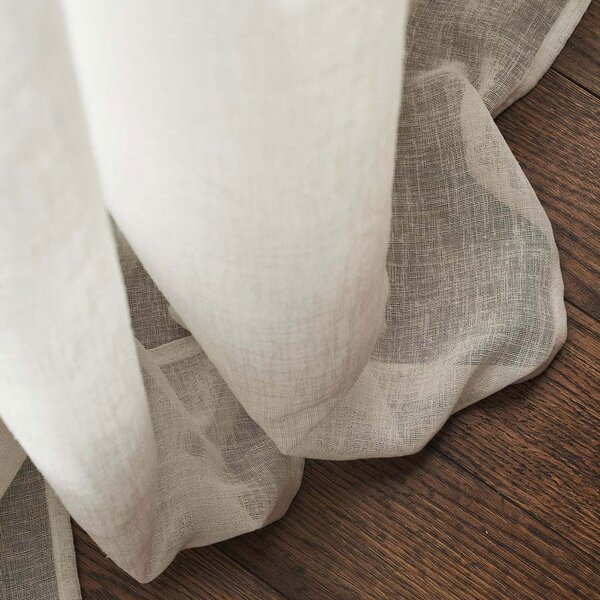 Κουρτίνα (140x280) Με Τρουκς Gofis Home Combe Off White AW26 502/05