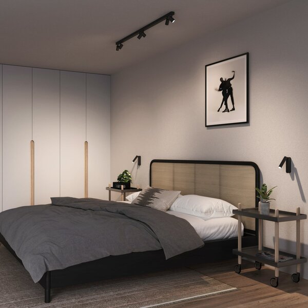 Wever & Ducré Lighting WEVER DUCRÉ LED φωτιστικό οροφής Ceno 6.0, μαύρο, 2.700 K, ρυθμιζόμενος, Μαύρο, Σαλόνι / τραπεζαρία, σύγχρονο