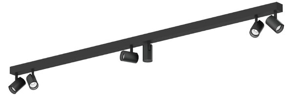 Wever & Ducré Lighting WEVER DUCRÉ LED φωτιστικό οροφής Ceno 6.0, μαύρο, 2.700 K, ρυθμιζόμενος, Μαύρο, Σαλόνι / τραπεζαρία, σύγχρονο