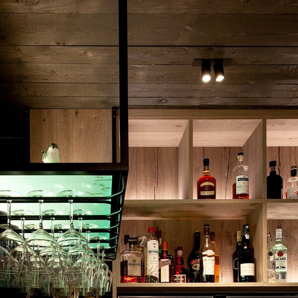 Wever & Ducré Lighting WEVER DUCRÉ LED ενσωματωμένος προβολέας Ceno 1.0 μαύρος 927 φύλλο ελατηρίου, Μαύρο, Σαλόνι / τραπεζαρία, σύγχρονο