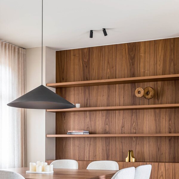 Wever & Ducré Lighting WEVER DUCRÉ LED ενσωματωμένος προβολέας Ceno 1.0 μπρονζέ 927 φύλλο ελατηρίου, Μπρούτζινο / Αντικέ ορείχαλκου, Σαλόνι / τραπεζαρία, σύγχρονο