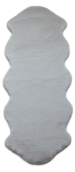 Χαλί Διαδρόμου Γούνινο (80x200) New Plan Puffy FC6 Light Grey