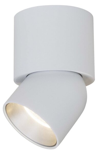 The Light Group SLC LED προβολέας οροφής CUP, λευκό/ασημί, 930, Ø 7,5 cm, dim, ρυθμιζόμενος, Λευκό, Σαλόνι / τραπεζαρία, Αλουμίνιο, σύγχρονο