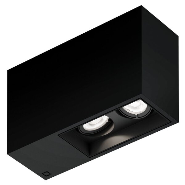 Wever & Ducré Lighting WEVER DUCRÉ LED-Downlight Plano petit 2.0 μαύρο 927 dim, ρυθμιζόμενος, Μαύρο, Διάδρομος, Αλουμίνιο, σύγχρονο