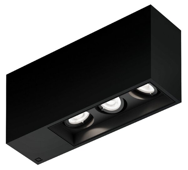 Wever & Ducré Lighting WEVER DUCRÉ LED-Downlight Plano petit 3.0 μαύρο 927 dim, ρυθμιζόμενος, Μαύρο, Διάδρομος, Αλουμίνιο, σύγχρονο