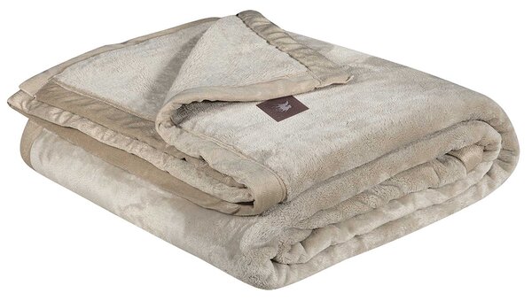 Κουβέρτα Βελουτέ King Size (240x250) Greenwich Polo Club Essential 3972 Taupe