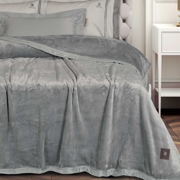 Κουβέρτα Βελουτέ King Size (240x250) Greenwich Polo Club Essential 3971 Grey
