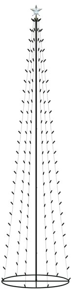 VidaXL Χριστουγ. Δέντρο από Φωτάκια 136 LED Θερμό Λευκό Φως 70x240 εκ