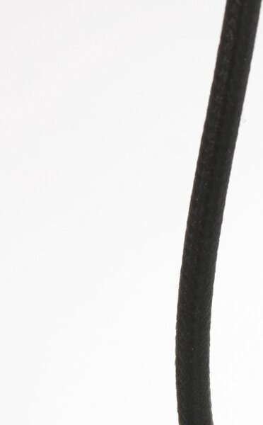 Steinhauer Επιτραπέζιο φωτιστικό Stang, μαύρο/καφέ, ύψος 51 cm, φελλός, Μαύρο, Σαλόνι / τραπεζαρία, Μέταλλο, σύγχρονο