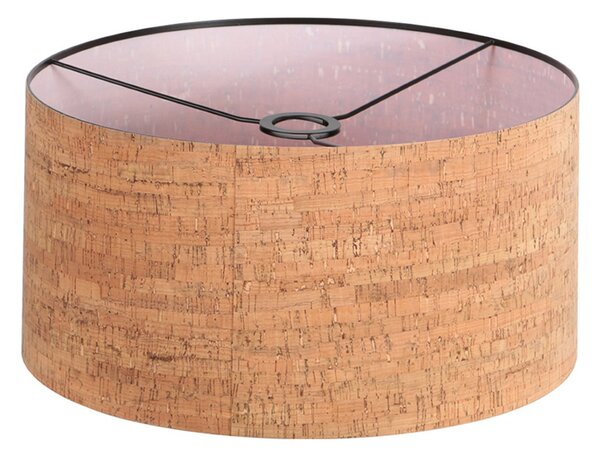 Steinhauer Επιτραπέζιο φωτιστικό Stang, μαύρο/καφέ, ύψος 71 cm, φελλός, ρυθμιζόμενος, Μαύρο, Σαλόνι / τραπεζαρία, Μέταλλο, σύγχρονο