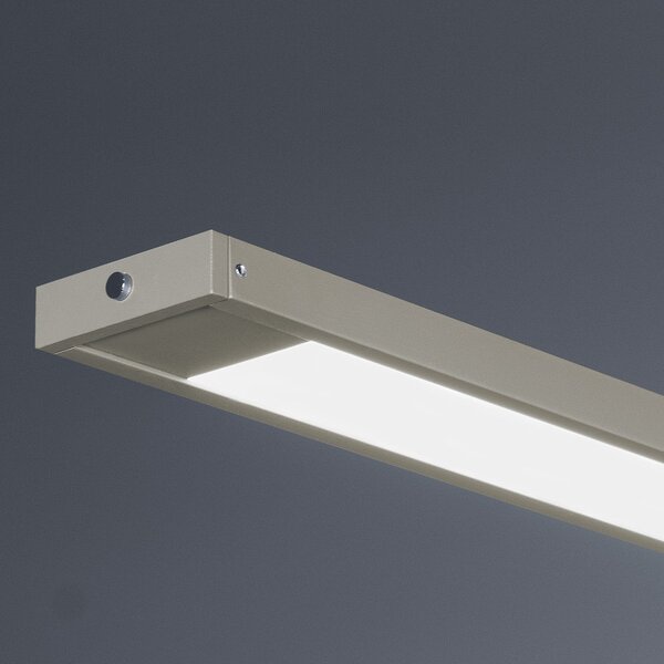 FISCHER & HONSEL Κρεμαστό φωτιστικό LED Marlo, άμμος, μήκος 90 cm, CCT, ρυθμιστής έντασης με αφή, ρυθμιζόμενος, Μπεζ, Σαλόνι / τραπεζαρία, Μέταλλο, σύγχρονο