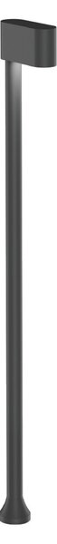 Wever & Ducré Lighting WEVER DUCRÉ Φωτιστικό LED για μονοπάτια Kiosk 1.1 ανθρακί Ύψος 65 cm, ρυθμιζόμενος, Γκρι, Αλουμίνιο, Υπαίθριος προβολέας / ακίδα εδάφους