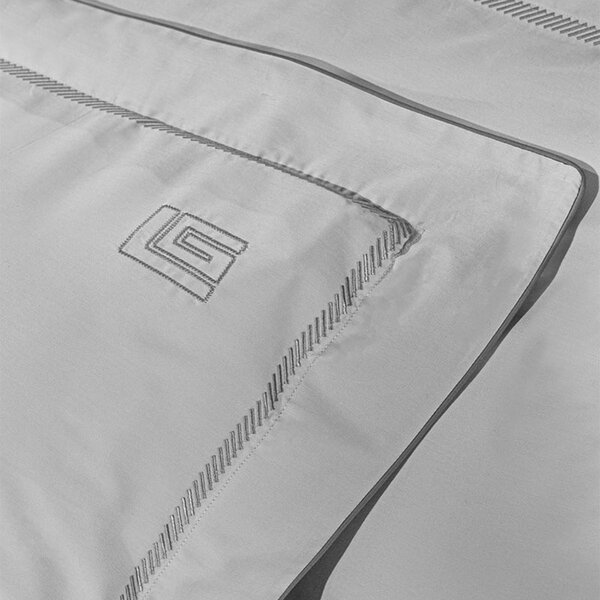 Σεντόνια King Size (Σετ) Guy Laroche Elite Silver - Anthracite