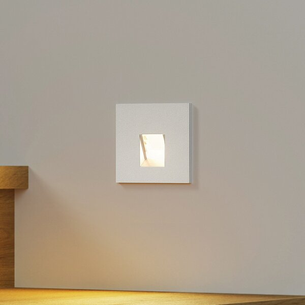 Arcchio Φωτιστικό εσοχής LED Vexi, 7,5 cm x cm, ασημί, CCT, ρυθμιζόμενος, Μεταλλικό, Σαλόνι / τραπεζαρία, Αλουμίνιο, σύγχρονο, Γωνιακά φωτιστικά