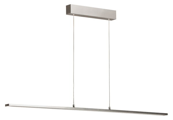 FISCHER & HONSEL Κρεμαστή λάμπα LED Marlo, αλουμίνιο, μήκος 140 cm, CCT, Touchdim, ρυθμιζόμενος, Μεταλλικό, Σαλόνι / τραπεζαρία, Μέταλλο, σύγχρονο