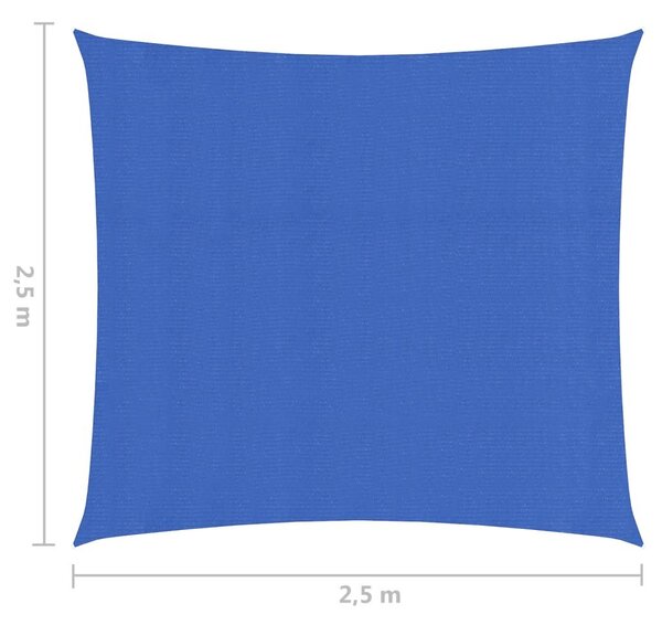 Πανί Σκίασης Μπλε 2,5 x 2,5 μ. από HDPE 160 γρ./μ² - Μπλε