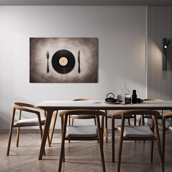 Πίνακας σε καμβά βινύλιο ανάμεσα σε μαχαιροπίρουνα