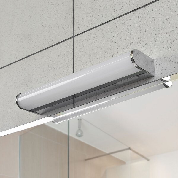 Lindby Φωτιστικό τοίχου LED μπάνιου Jesko 3.000-6.500K, 33cm, ρυθμιζόμενος, Μεταλλικό, Μπάνιο, Πλαστικό, σύγχρονο