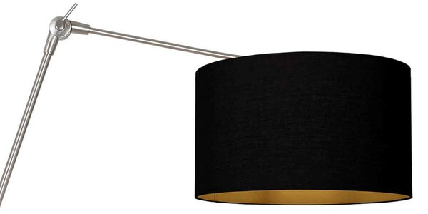 Steinhauer Φωτιστικό τοίχου Prestige Chic ατσάλι/μαύρο-χρυσό, έκταση 90 cm, ρυθμιζόμενος, Μεταλλικό, Σαλόνι / τραπεζαρία, Μέταλλο