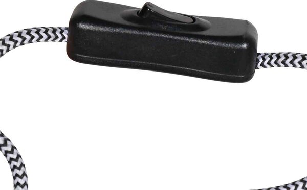 Steinhauer Φωτιστικό τοίχου Bloeba, μαύρο/καφέ, έκταση 140 cm, φελλός, Καφέ / Σκουριάς, Σαλόνι / τραπεζαρία, Μέταλλο, σύγχρονο