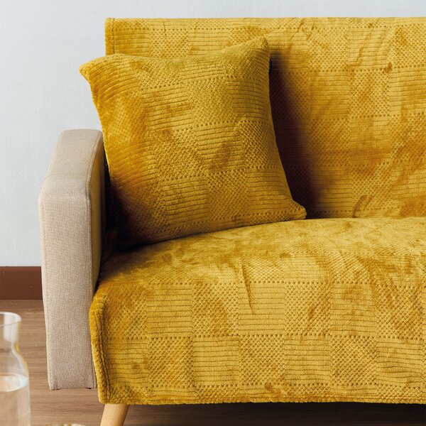 Ριχτάρι Καναπέ Διθέσιου Fleece (180x250) Kentia Versus Sydney 28 Ochre