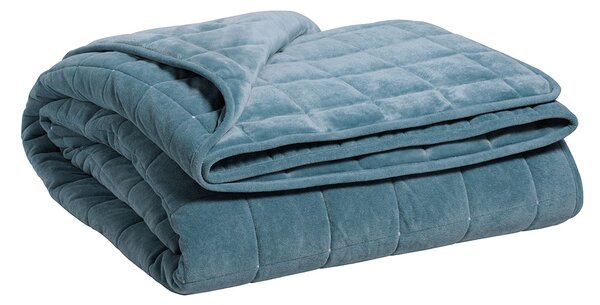Λεπτό Πάπλωμα Βελουτέ King Size (240x260) Kentia Stylish Sutton 01 Blue