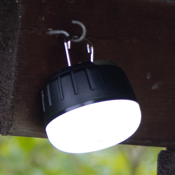 FH Lighting Εξωτερική λάμπα LED με μπαταρία 850948, μαύρη/λευκή, Ø 7 cm, πλαστικό, ρυθμιζόμενος, Μαύρο, Πλαστικό, σύγχρονο
