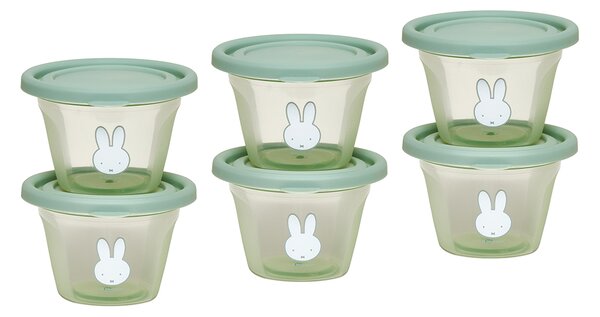 Φαγητοδοχεία (Σετ 6τμχ) Miffy Koko Green 69-24704