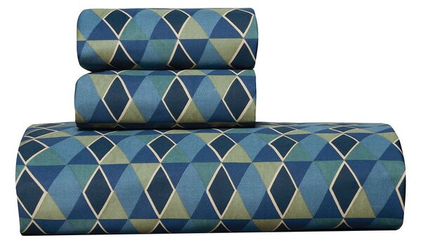 Παπλωματοθήκη Υπέρδιπλη (Σετ 220x240) 2 Όψεων Kentia Stylish Zahos 01
