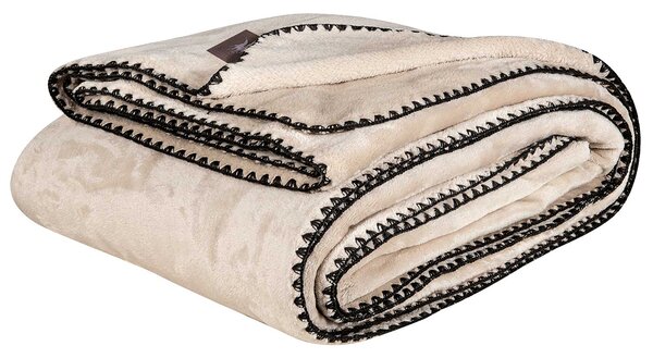 Κουβέρτα Fleece Υπέρδιπλη (220x240) Greenwich Polo Club Essential 4438 Beige