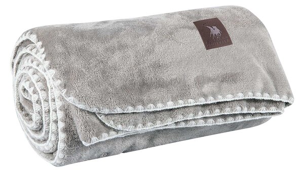 Κουβέρτα Καναπέ Fleece (130x170) Greenwich Polo Club Essential 4439 Grey