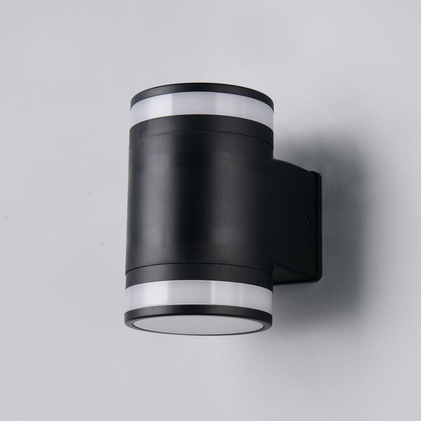 Reality Leuchten Λάμπα LED εξωτερικού χώρου Cusco, μαύρη, ύψος 14 cm, IP44 GX53-LED, Μαύρο, Πλαστικό