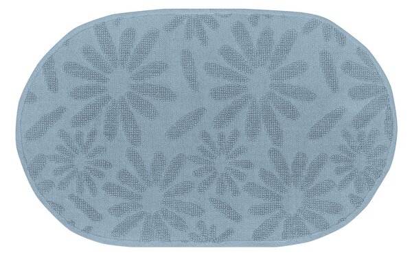 Πατάκι Μπάνιου Οβάλ (70x110) Kentia Loft Camilo 19 Blue